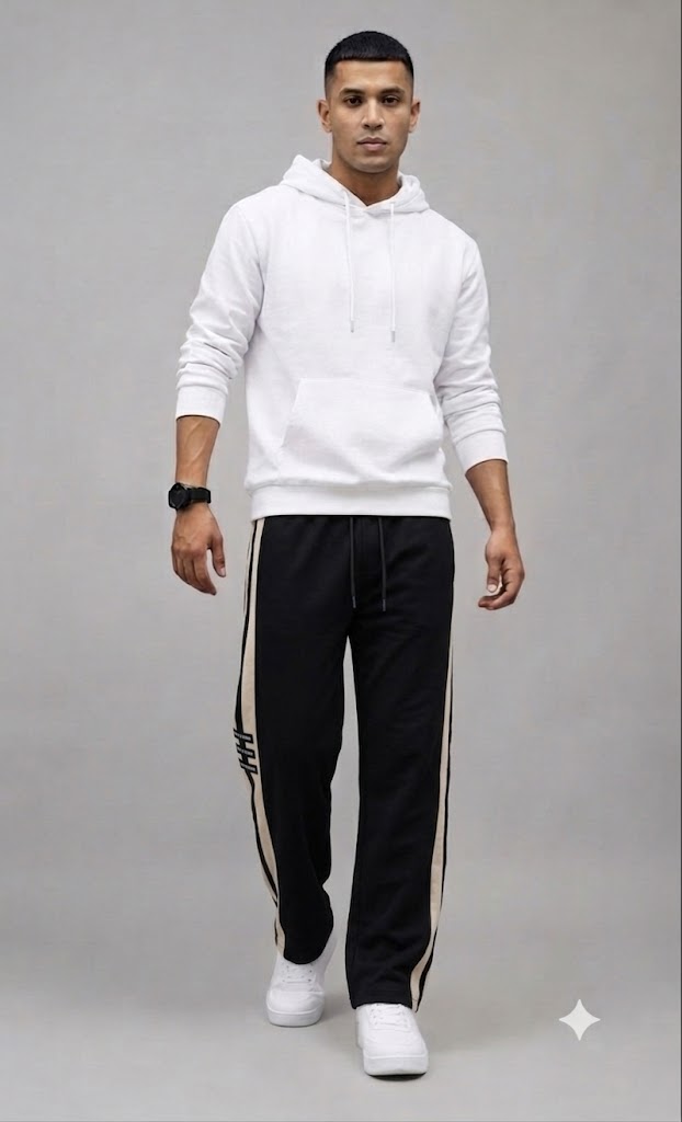 STRIPE BAGGY PANT
