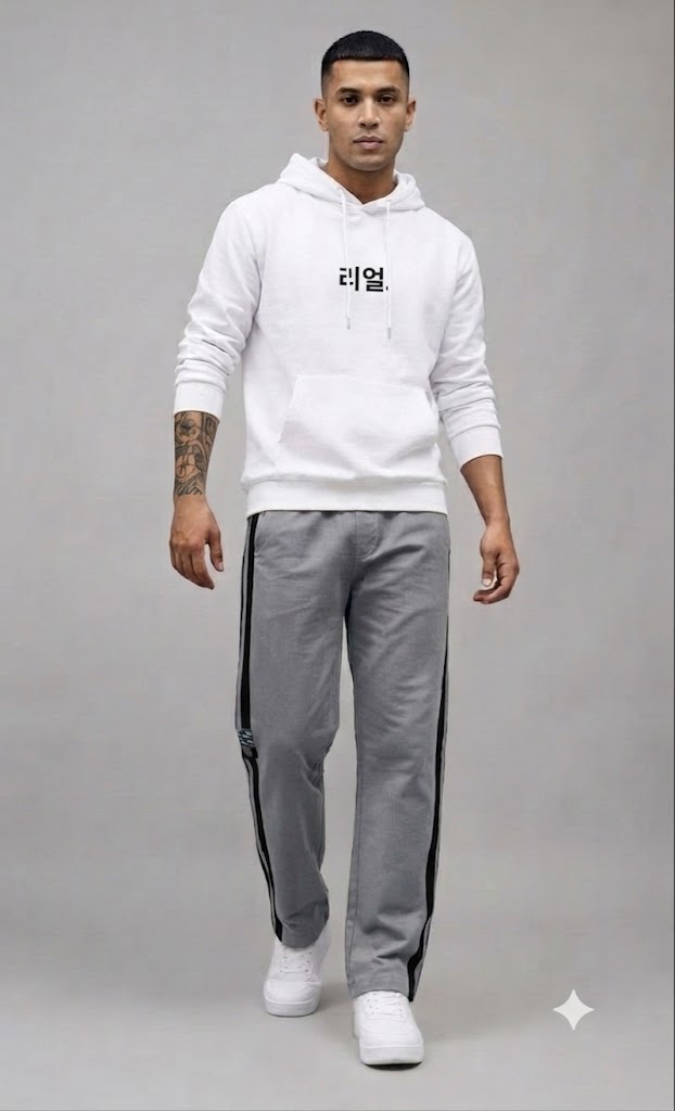 STRIPE BAGGY PANT