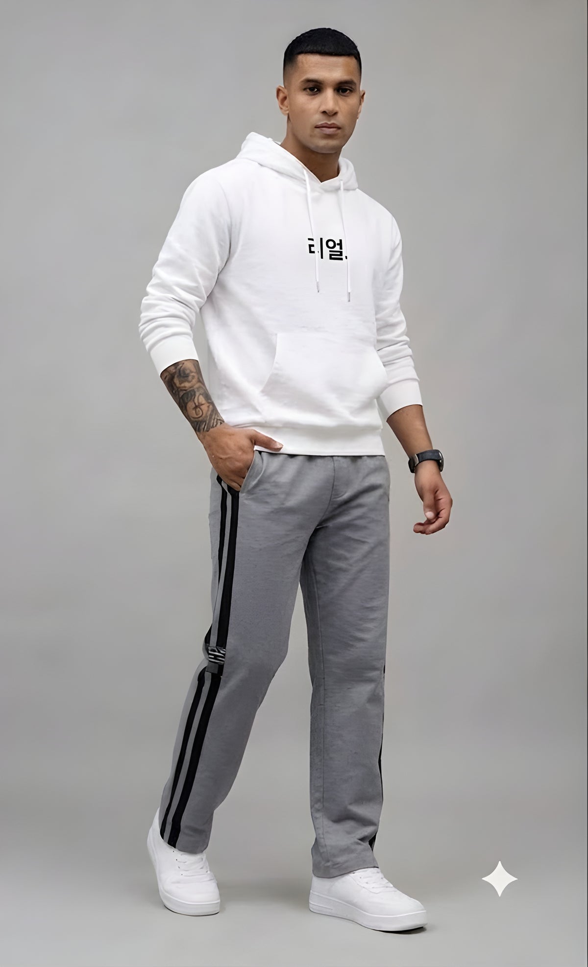 STRIPE BAGGY PANT